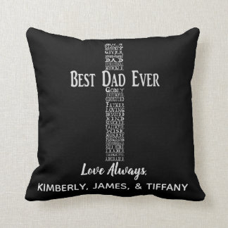 Best Dad Ever Christian Father's Day Pillow