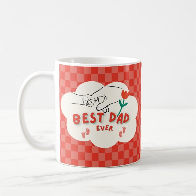 best Dad Ever Coffee Mug (Left)