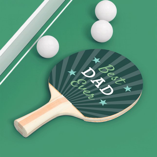 Best Dad Ever | Cool Father's Day Ping Pong Paddle (Creator Uploaded)