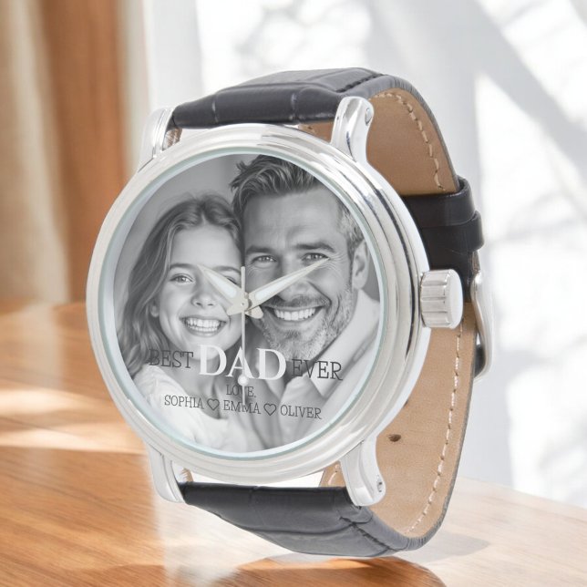 Best Dad Ever Cool Trendy Photo Instagram Watch (Creator Uploaded)