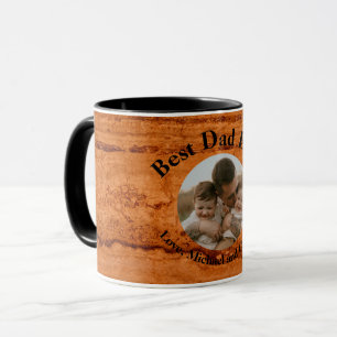 Best Dad ever, Copper Canyon Granite, amber gold  Mug