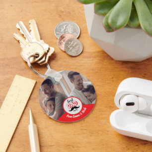Best Dad Ever Custom Father's Day Gift Key Ring