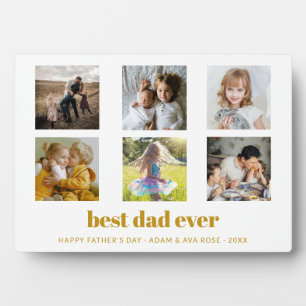 Best Dad Ever, Custom Father's Day Photo Plaque