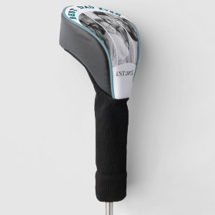 Best Dad Ever Custom Multi Photo Collage Golf Head Cover