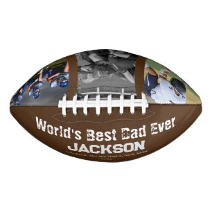 Best Dad Ever Custom Photo American Football