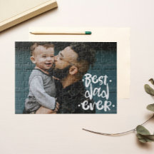 Best Dad ever Custom Photo Father's Day Gift