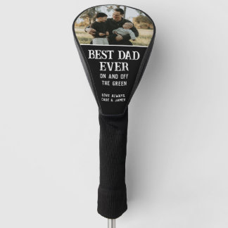 Best Dad Ever Custom Photo Father's Day Golf Head Cover