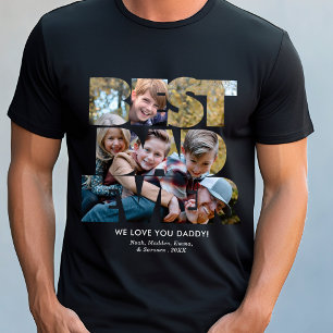 Best Dad Ever Custom Photo Father's Day T-Shirt