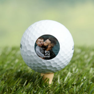 Best Dad Ever Custom Photo Gift For Dad Golf Balls