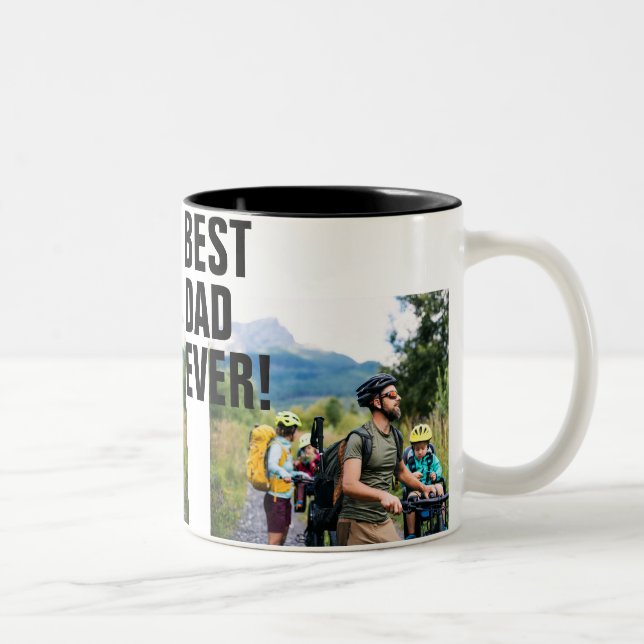 Best Dad Ever Custom Photo Mug (Right)