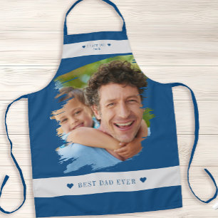 Best Dad Ever custom photo personalised Apron