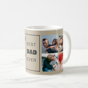 Best Dad Ever Custom Photo Personalised Coffee Mug