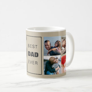 Best Dad Ever Custom Photo Personalised Coffee Mug