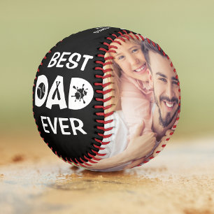 Best Dad Ever Custom Photo Personalised Name  Softball