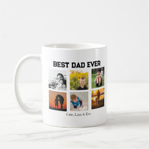 Best Dad Ever Customizable name and images Coffee Mug