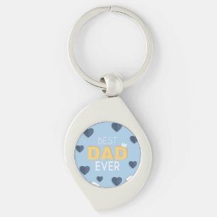 Best Dad Ever Cute Father's Day Key Ring