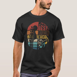Best Dad Ever Daddy Guitar Vintage  Guitar Fathers T-Shirt