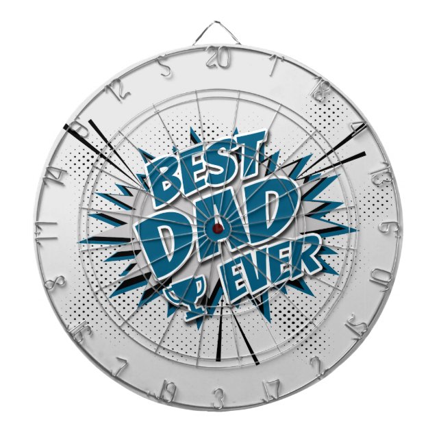 Best Dad Ever Dartboard (Front)