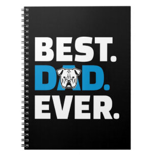 Best Dad Ever Dog Lover Gift Notebook