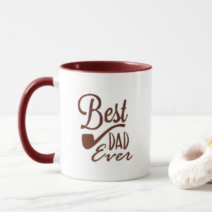 Best Dad Ever Elegant White Mug