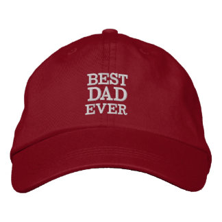 BEST DAD EVER EMBROIDERED HAT