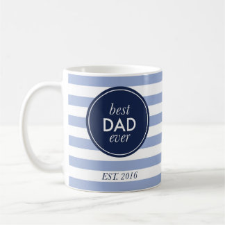 best dad ever est. 2016 coffee mug