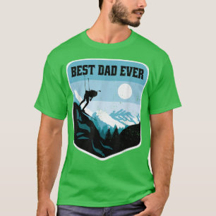 Best Dad Ever Etreme Snow Ski  T-Shirt