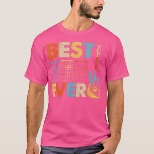 Best Dad Ever F Chord Guitar Dad Guitarist Fathers T-Shirt