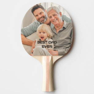 Best Dad Ever Father Family Photos Daddy Ping Pong Paddle