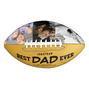 Best Dad Ever Father & Kids Photo Design American Football