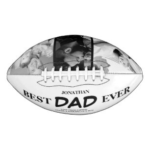 Best Dad Ever Father & Kids Photo Design American Football