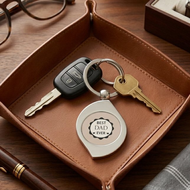 Best Dad Ever  Father’s Day Gift Idea 2025 Key Ring (Creator Uploaded)