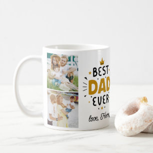 Best Dad Ever Father's Day 5 Photo Coffee Mug