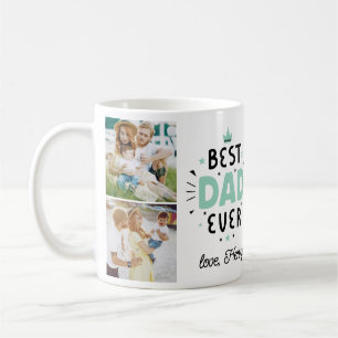 Best Dad Ever Father's Day 5 Photo Coffee Mug
