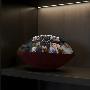 Best Dad Ever Father's Day 8 Photo Collage American Football