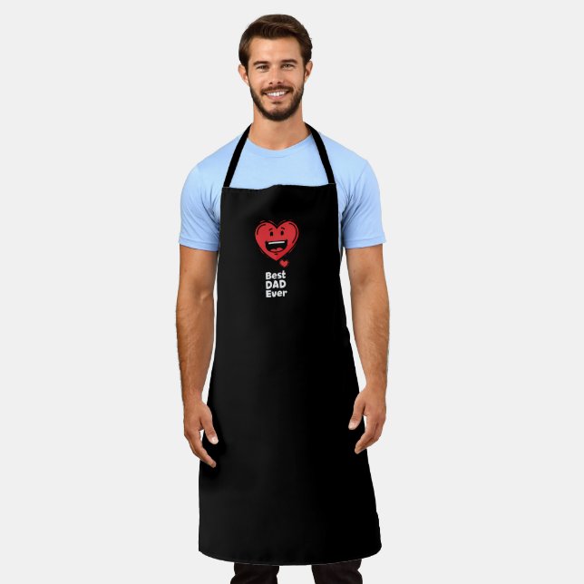 Best Dad Ever , Father's Day Apron (Worn)