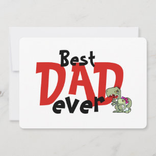 Best Dad Ever Father's Day Baby Girl Card