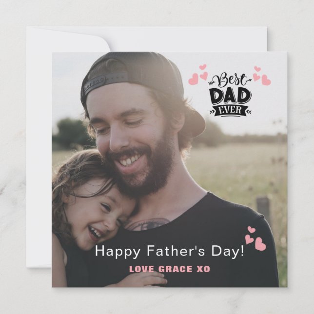 Best Dad Ever Father's Day Card (Front)