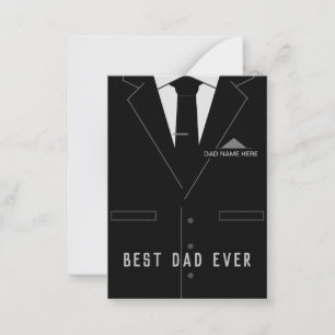 Best DAD Ever Father's Day Card - Your Name / Text
