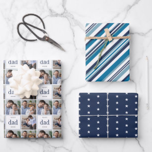Best Dad Ever Father's Day Coordinating Wrapping Paper Sheet