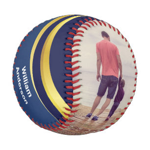 Best Dad Ever, Father's Day Custom Photo Baseball