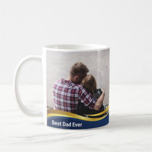 Best Dad Ever, Father's Day Custom Photo Coffee Mug