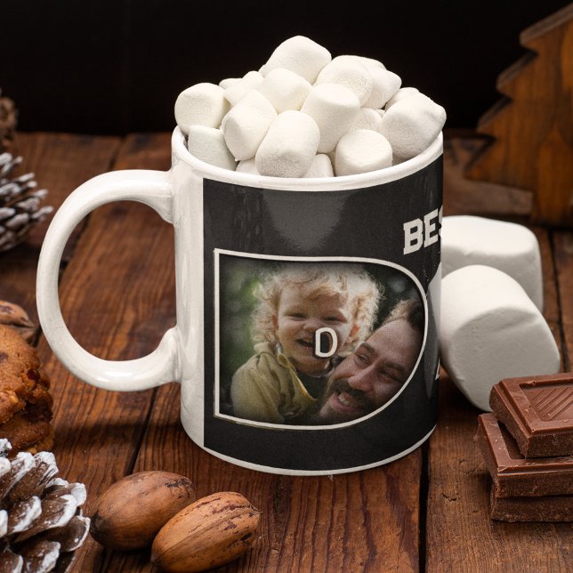 Best Dad Ever Father's Day Gift 3 Photo Cutout Coffee Mug (Creator Uploaded)