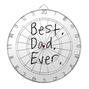 Best dad ever. Father's day gift Dartboard