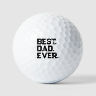 Best Dad Ever Father's Day Gift Golf Balls