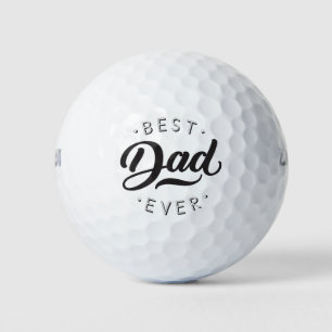 Best Dad Ever Father's Day Gift Happy Dad's Day Golf Balls