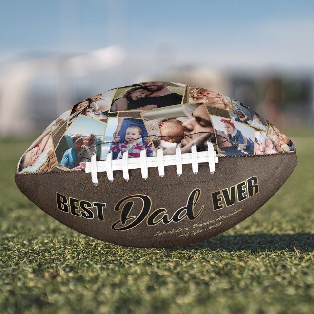 Best Dad Ever Father's Day Keepsake American Football (Creator Uploaded)