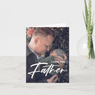Best Dad Ever   Father's Day Modern Photo Card