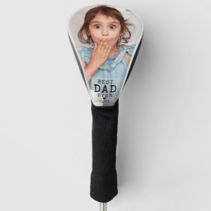 Best Dad Ever Father's Day Personalised Photo Golf Head Cover
