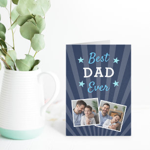Best Dad Ever   Father's Day Photo Card
